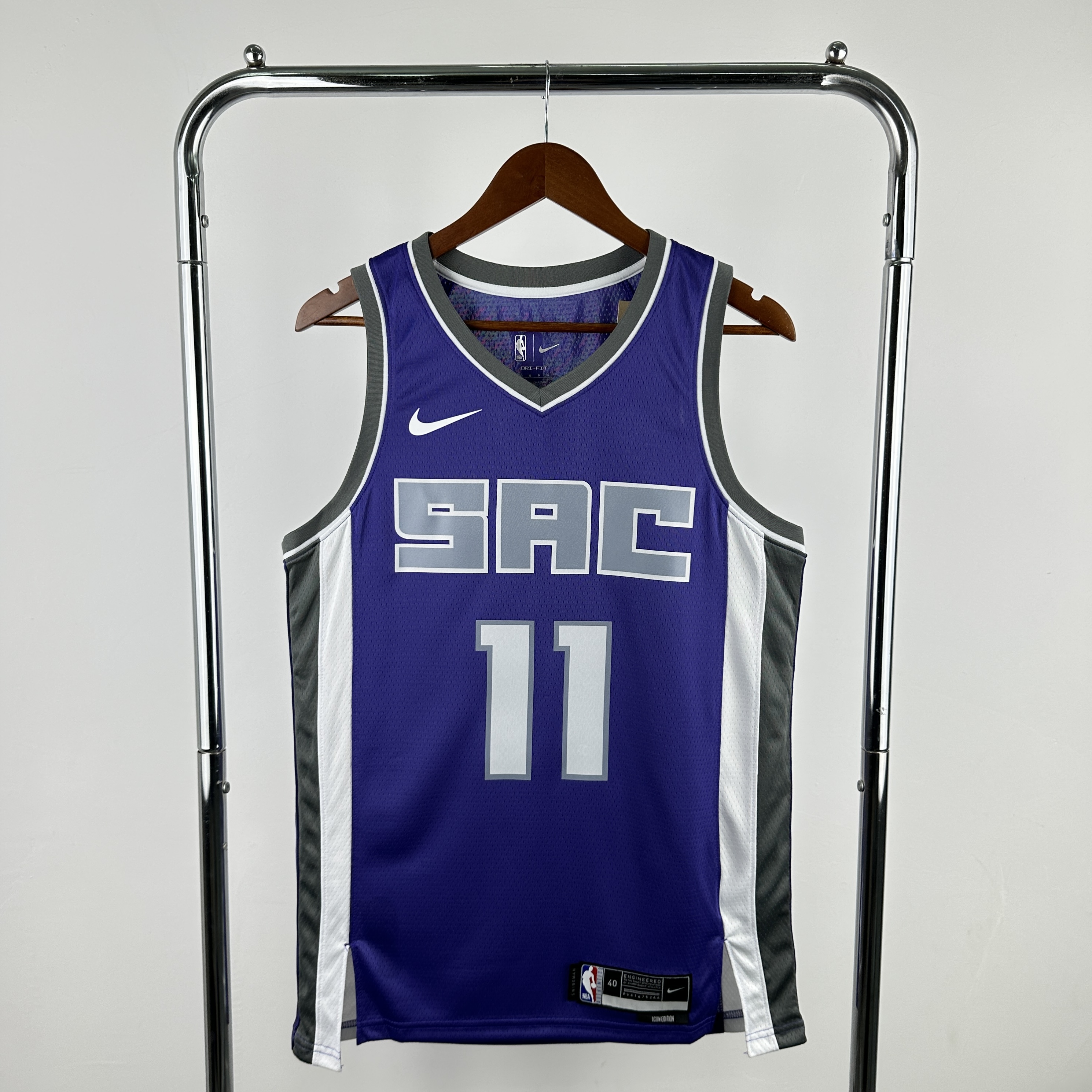 Men Sacramento Kings #11 Sabonis Purple Season Nike 2025 NBA Jersey->sacramento kings->NBA Jersey